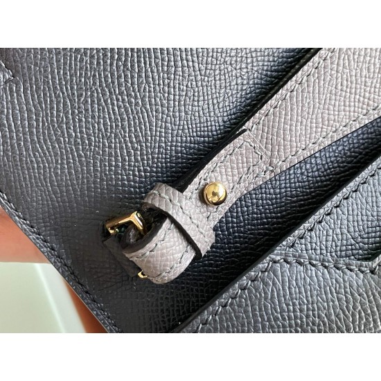Hermes Kelly Depeches 25cm Handbag/Crossbody epsom Leather