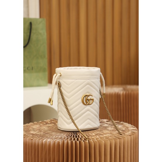 GG Marmont mini bucket bag Size:W19cm x H17cm