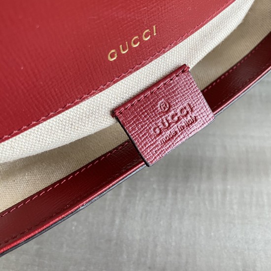 Gucci Horsebit 1955 jumbo GG mini bag  size: W20.5cm x H14.5cm x D5.5cm
