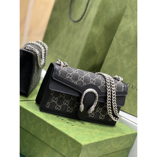 Gucci Dionysus small GG shoulder bag size: 25 x 13.5 x 7cm