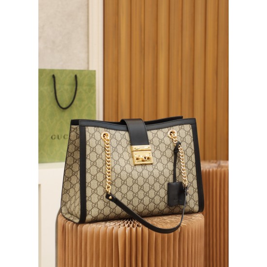 Gucci Padlock medium GG shoulder bag size: 35 x 23.5 x 14cm