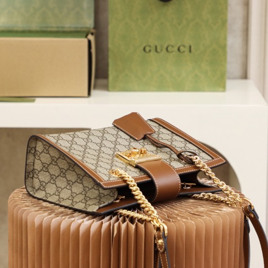 Gucci Padlock GG small shoulder bag size: 26 x 18 x 10cm
