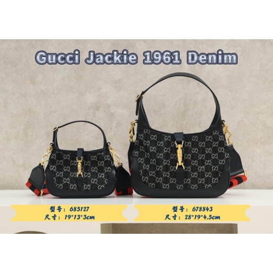 Gucci Jackie 1961 lamé mini bag size: 19 x 13 x 3cm