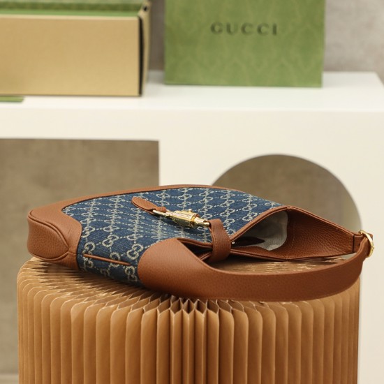 Gucci Jackie 1961 small shoulder bag size: 28 x 19 x 4.5cm