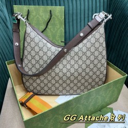 Gucci Attache large shoulder bag  Size:35 x 32 x 6cm
