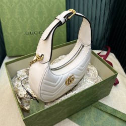 Gucci GG Marmont half-moon-shaped mini bag