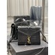 YSL CASSANDRA MEDIUM TOP HANDLE BAG IN CROCODILE-EMBOSSED SHINY LEATHER Size:24,5 X 20 X 11,5 CM