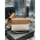 YSL MANHATTAN SHOULDER BAG IN BOX SAINT LAURENT LEATHER Size: 29 X 20 X 7.5 CM