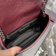 YSL NIKI MINI BABY CHAIN BAG IN CRINKLED VINTAGE LEATHER Size:19x15x6cm