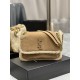 YSL Niki lamb fur suede bag Size: 28 X 20 X 8,5 CM