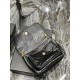 YSL NIKI BABY CHAIN BAG IN CRINKLED VINTAGE LEATHER SIZE: 28 X 20 X 8,5 CM