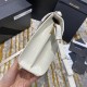 YSL CASSANDRA MEDIUM TOP HANDLE BAG IN CROCODILE-EMBOSSED SHINY LEATHER Size:20x16x7.5cm