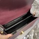 YSL CASSANDRA MEDIUM TOP HANDLE BAG IN GRAIN DE POUDRE EMBOSSED LEATHER Size:24,5 X 20 X 11,5 CM