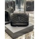 YSL NIKI MEDIUM CHAIN BAG IN SUEDE Size:28 X 20 X 8,5 CM