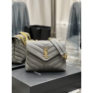 YSL LOULOU 25CM SMALL CHAIN BAG IN QUILTED 