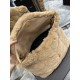 YSL PUFFER Rabbit hair BAG  Size: 35 X 23 X 13,5 CM