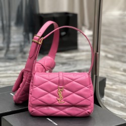 YSL LE57 HOBO BAG IN QUILTED LAMBSKIN Size:24 X 18 X 5.5 CM 