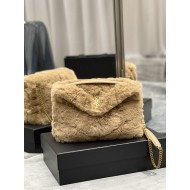 YSL PUFFER Rabbit hair BAG Size: 29 X 17 X 11 CM