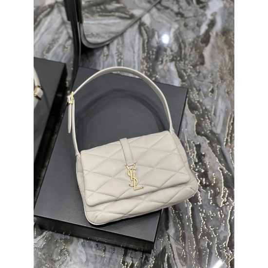 YSL LE57 HOBO BAG IN QUILTED LAMBSKIN Size:24 X 18 X 5.5 CM