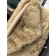 YSL PUFFER Rabbit hair BAG  Size: 35 X 23 X 13,5 CM