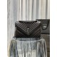 YSL COLLEGE LARGE CHAIN BAG IN QUILTED LEATHER SIZE: 32 X 20 X 8.5 CM