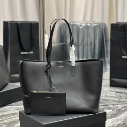 SHOPPING SAINT LAURENT E/W IN SUPPLE LEATHER