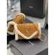 YSL Envelope Bag Lamb's Wool Suede Size: 21x13x6cm