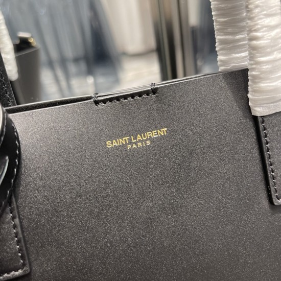 YSL SHOPPING SAINT LAURENT TOY IN SUPPLE LEATHER
