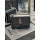 YSL SUNSET MEDIUM CHAIN BAG IN SMOOTH LEATHER SIZE:22 X 16 X 8 CM