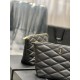 YSL SADE POUCH IN QUILTED LAMBSKIN Size: 26x19x11cm