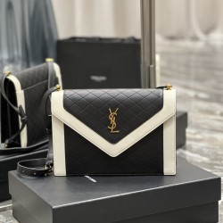YSL GABY SATCHEL IN QUILTED LAMBSKIN Size: 26 X 18 X 5 CM
