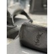 YSL CASSANDRE CLASSIC BELT BAG IN GRAIN DE POUDRE EMBOSSED LEATHER Size: 25 X 14 X 3,5 CM