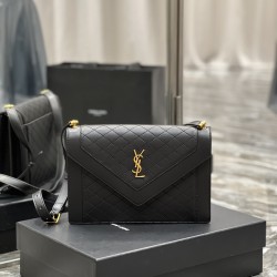 YSL GABY SATCHEL IN QUILTED LAMBSKIN Size: 26 X 18 X 5 CM