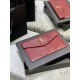 YSL UPTOWN POUCH IN CROCODILE-EMBOSSED SHINY LEATHER Size:27 X 16 X 2 CM
