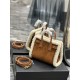 YSL SAC DE JOUR SUPPLE MINI IN SUEDE AND SHEARLING SIZE: 22x18x11cm