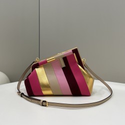 Fendi First Small Leather bag with multicolor inlay