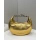 FENDIGRAPHY SMALL Gold laminated leather bag