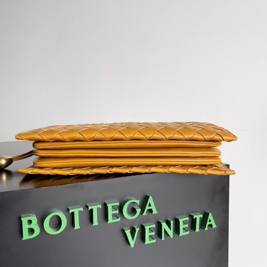 BottegaVeneta Trio Pouch On Strap Size：25*14*5CM