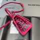 BALENCIAGA HOURGLASS HANDBAG GRAFFITI IN OPTIC WHITE