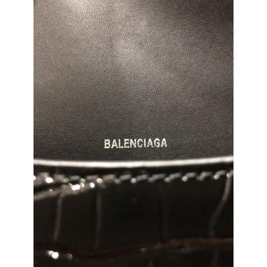 BALENCIAGA HOURGLASS HANDBAG Size:19x8x21CM