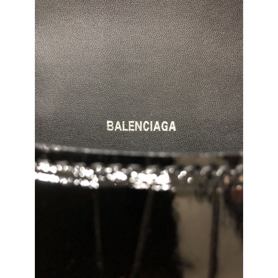 BALENCIAGA HOURGLASS HANDBAG Size:19x8x21CM