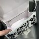 BALENCIAGA HOURGLASS HANDBAG GRAFFITI IN OPTIC WHITE