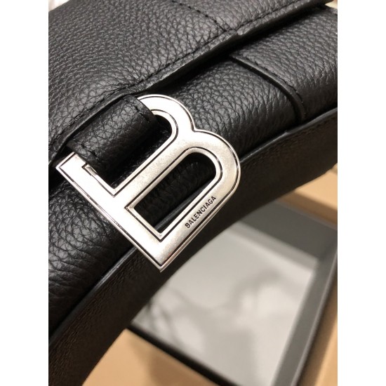 BALENCIAGA HOURGLASS HANDBAG Size:19x8x21CM