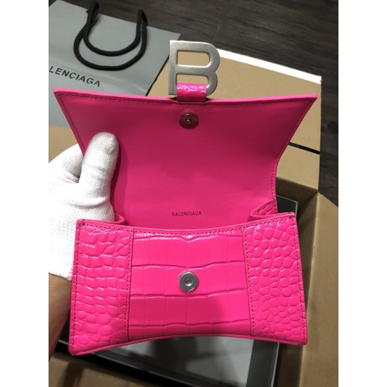 BALENCIAGA HOURGLASS HANDBAG Size:19x8x21CM