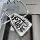 BALENCIAGA HOURGLASS HANDBAG GRAFFITI IN OPTIC WHITE