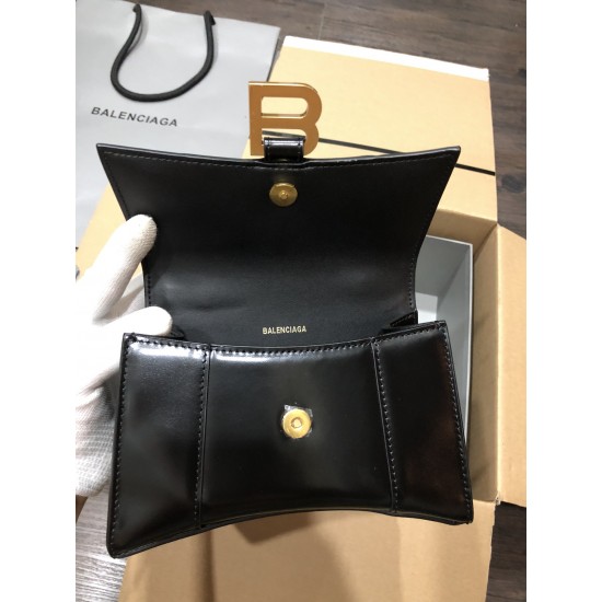 BALENCIAGA HOURGLASS HANDBAG Size:19x8x21CM