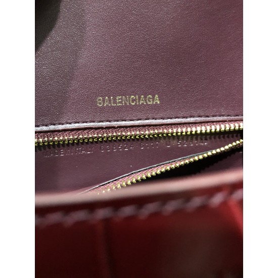 BALENCIAGA HOURGLASS HANDBAG Size:23x10x24CM