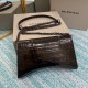 BALENCIAGA HOURGLASS WALLET ON CHAIN BOX IN  Size: 23x14x5.8CM