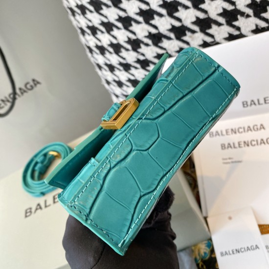 BALENCIAGA HOURGLASS MINI HANDBAG Size: 12x4x7.5CM