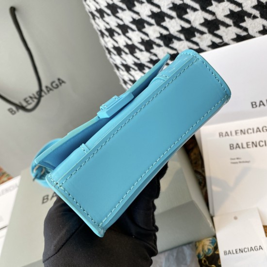 BALENCIAGA HOURGLASS MINI HANDBAG Size: 12x4x7.5CM